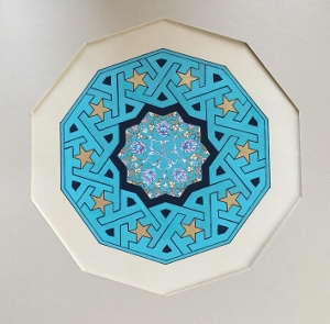 Original Geometry Pattern/Islimi Wall Decor